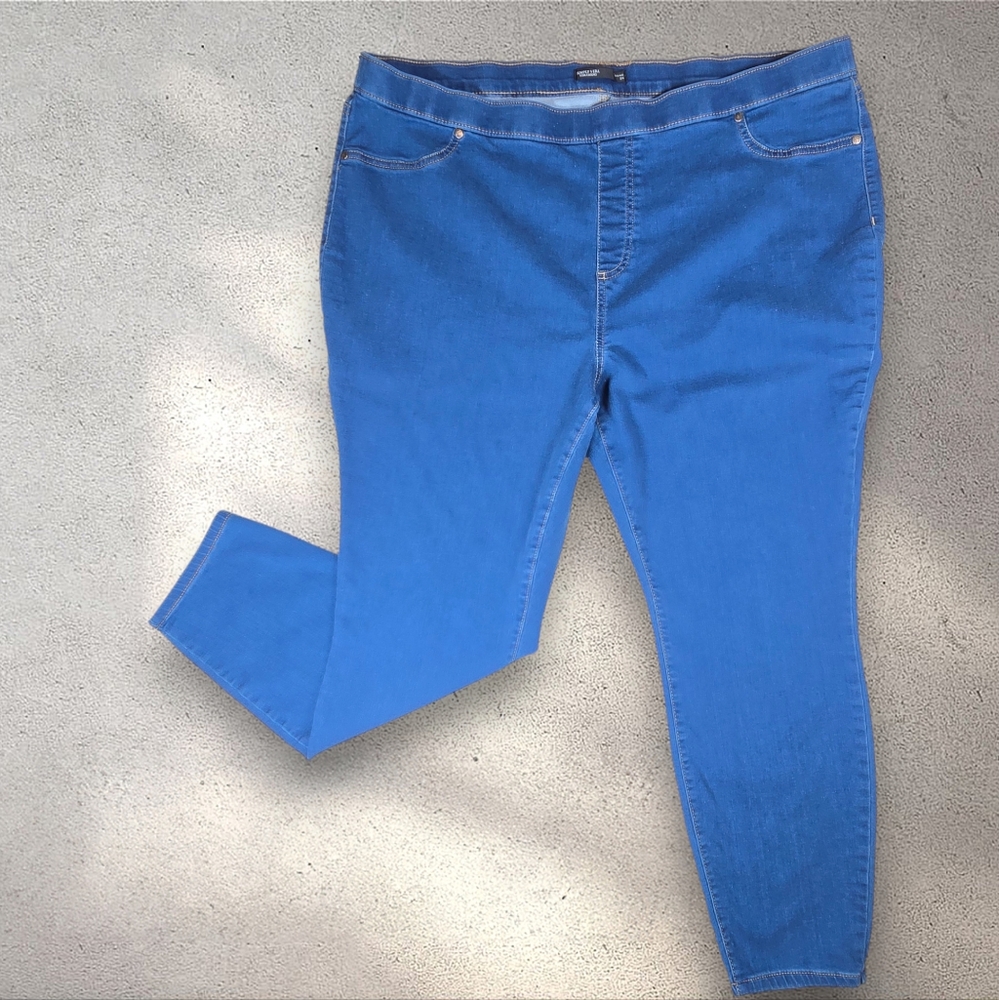 Simply Vera Vera Wang Curvy Skinny Jeggings Jeans Stretch Pullon Plus Size 2X